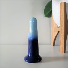 Load image into Gallery viewer, 4 Inch Dildo - Leigh - Blue/Blue Gradient