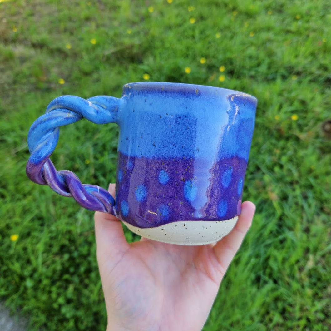 Twisted Purple/Blue Mug