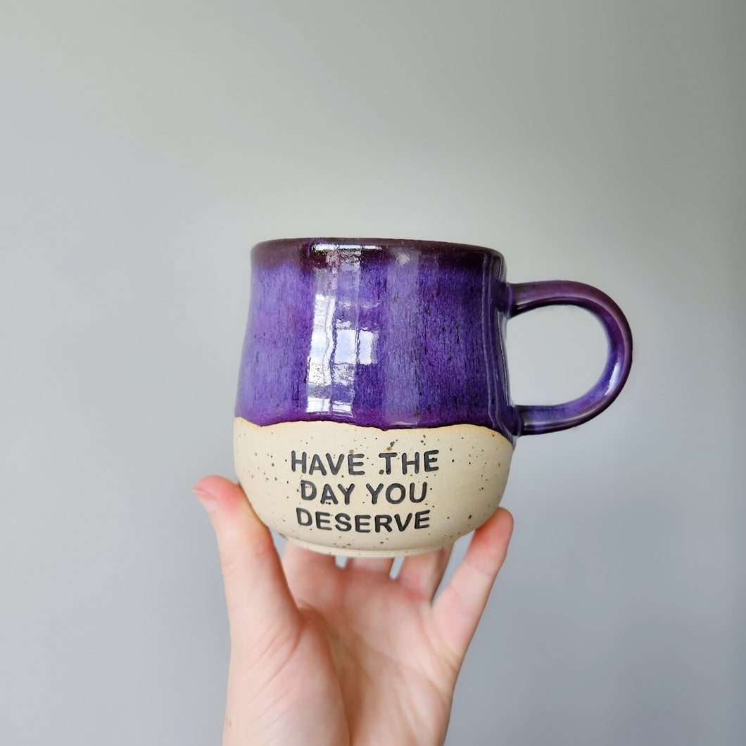 Have The Day You Deserve Mug