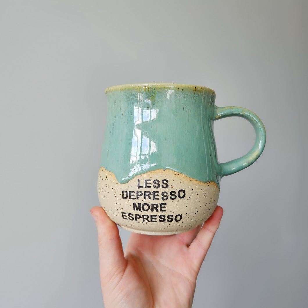 Less Depresso More Espresso Mug - Extra Large