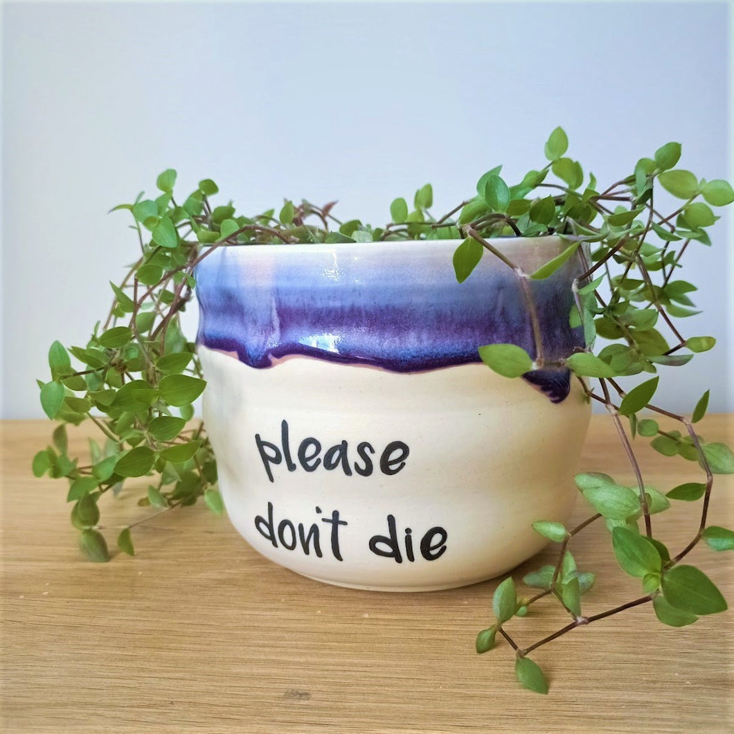 Please Don't Die Planter