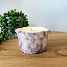 Load image into Gallery viewer, Tie-dye Purple Massage Candle
