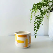 Load image into Gallery viewer, Hit The Spot Mustard/Yellow Massage Candle

