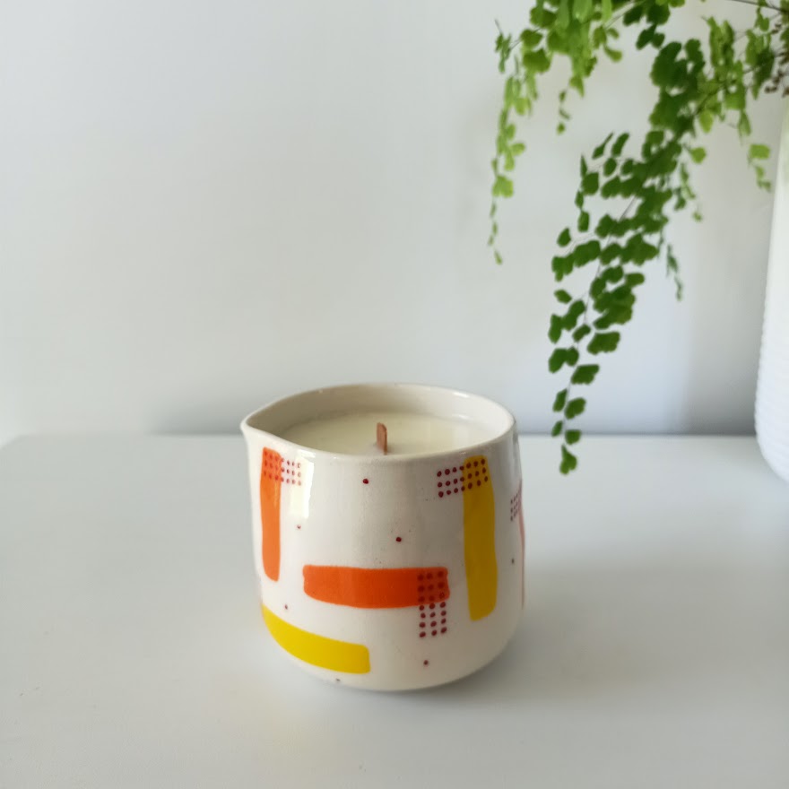 Hit The Spot  Orange/Yellow Massage Candle