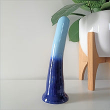 Load image into Gallery viewer, 8 Inch Dildo - Jay - Blue/blue Gradient
